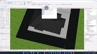 How to Automatically calculate Roof square meter for quantity takeoff using Archicad