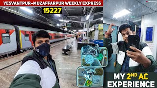 My 2nd AC Experience in Indian Railways || Muzaffarpur Express (15227) || AC 2 Tier Review Vlog