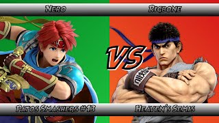 Patos Smashers #13 (2023) Heaven's Semis: Nero (Roy,Ken) vs Rigbone (Ryu)