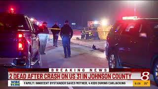 2 dead after crash on US 31 in Johnson County
