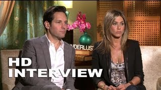 Wanderlust: Jennifer Aniston \u0026 Paul Rudd Exclusive Interview (02/24/2012) | ScreenSlam