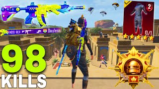 98 KILLS!🔥IN 3 MATCHES FASTEST GAMEPLAY w/ FULL s2  OUTFIT 😍 Pubg Mobile
