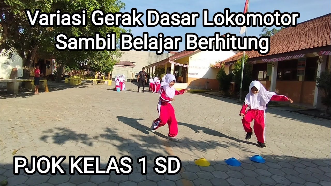 Pembelajaran PJOK KELAS 1 SD | Variasi Gerak Dasar Lokomotor Sambil ...