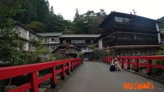 温泉街を歩くナルー【ラブラドールレトリバーと行く四万温泉と八ッ場ダム】SweetGrass CAMP PART 7