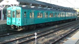 105系（SW003編成）和歌山線　普通列車　和歌山行き　五条駅発車