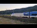 4k 경부선 밀양 상동구간을 통과중인 ktx산천 및 ktx i express train korea