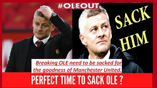 Breaking OLE need to be sacked for the goodness of Manchester United.