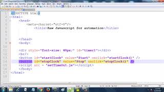 Designing a digital clock in Javascript using closures