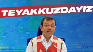 İSTANBUL’DAKİ SAĞANAK YAĞIŞ VE HAZIRLIKLARIMIZ HAKKINDA BİLGİ VERDİM