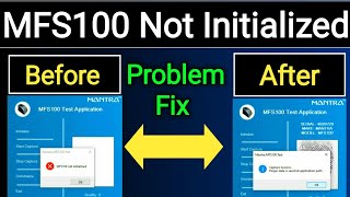 Mfs100 Not Initialized Problem Fix | Mantra Device Not Initialized Problem Fix