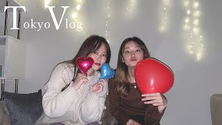 【Tokyo Vlog】表参道カフェでランチ｜サプライズパーティー｜友達と過ごす休日【東京カフェ】