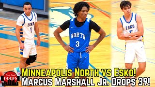 Minneapolis North Gets Tested By #9 Esko! Sophomore Drops 39 Points!