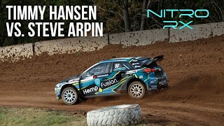 Timmy Hansen vs. Steve Arpin | Nitro Rallycross Battle Bracket Round 2 Day 1