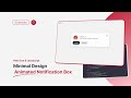 How to Create Animated Toast Notifications (or Popups) HTML, CSS & JavaScript Tutorial