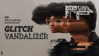 Glitch Vandalizer Photoshop Plugin