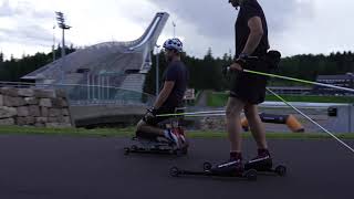 RollerSafe - Roller skis with wireless brakes