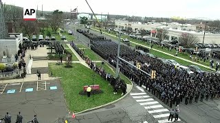 Procession honors fallen PA state police trooper