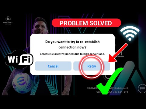 Cómo solucionar el acceso actualmente limitado debido a la alta carga del servidor Efootball 2024 mobile