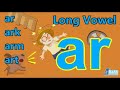 Long Vowels | ar art ark arm | Go Phonics 2A Unit 1 | Phonics Reader | A Car Hits a Cart |EFL | ESL