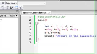 C Programming Tutorial - 12: Operator Precedence