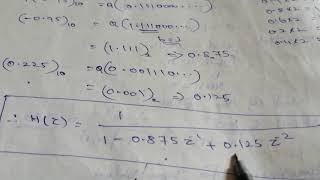 Coefficient Quantization on pole location