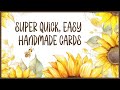 SUPER QUICK CARD MAKING with PATTERNED PAPER | also WIN $100 VOUCHER | Card Making Ideas & Tutorial