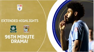 96TH MINUTE DRAMA! | Plymouth Argyle v Coventry City extended highlights