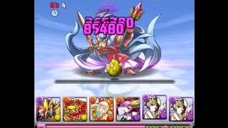 【パズドラ】神王の空中庭園（ゼウス降臨） チャレンジモード【光アヌビスPT】