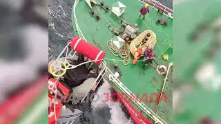 Emergencia en el mar: rescataron al tripulante de un barco pesquero con principio de ACV