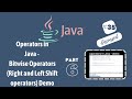 #35 Bitwise Operators with Examples | Right shift and Left Shift Operators in Java