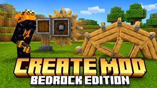 Create Mod is FINALLY on Minecraft Bedrock, and ITS INSANE