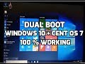 How to Dual Boot CentOS 7  & Windows 10