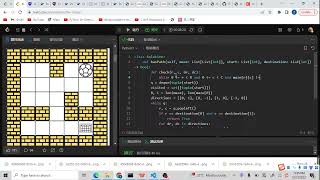 Leetcode 490. The Maze (BFS)