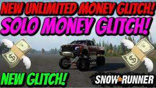 SnowRunner - NEW SOLO UNLIMITED MONEY GLITCH! (Free Money \u0026 Parts!)