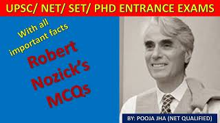 Most Important Questions on Robert Nozick for all academic as well as competitive exams