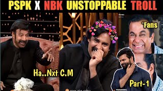NBK X PSPK Part 1 PROMO Troll | Unstoppable With NBK S2 Troll | Pawan Kalyan, Nandamuri  Balakrishna