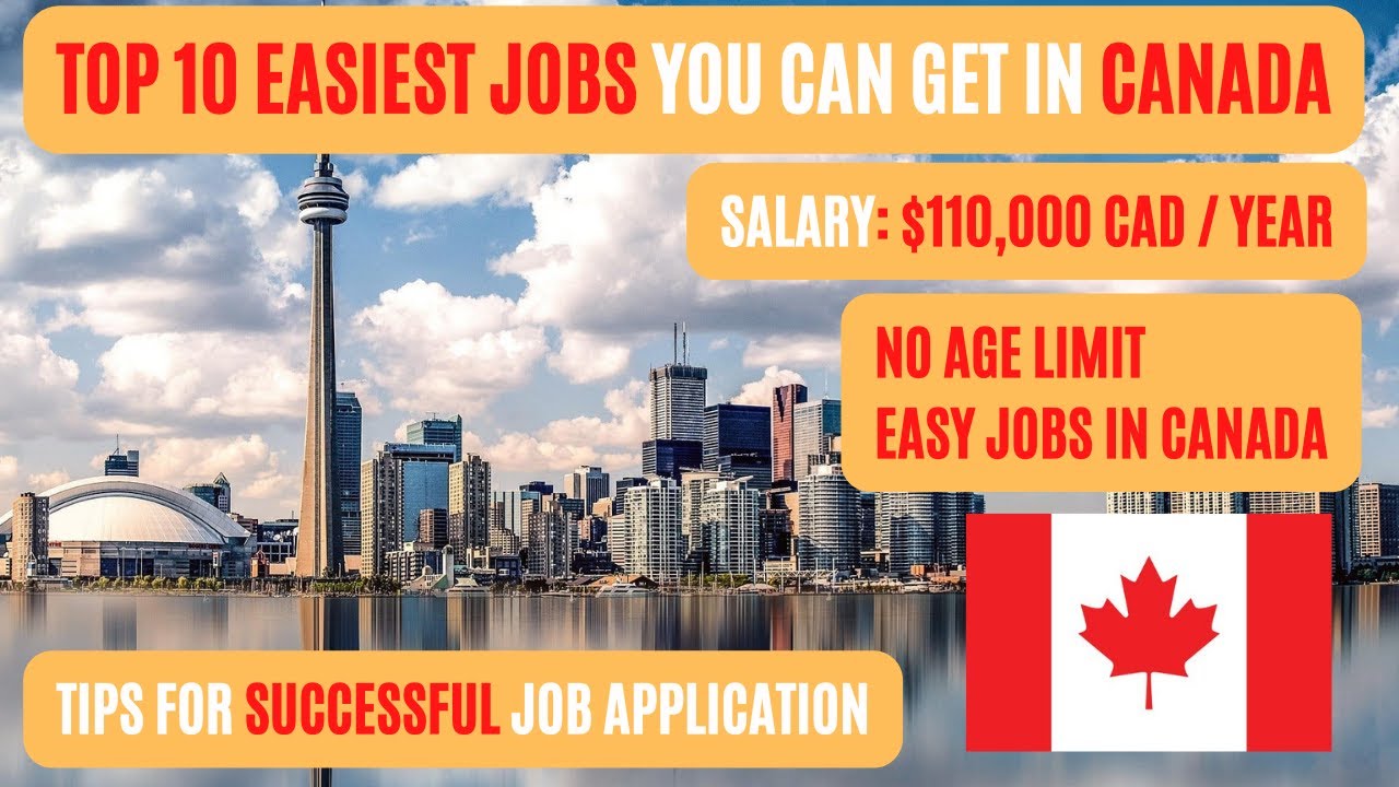 Top 10 Easiest Jobs To Get In Canada 2023 For Immigrants | Easy Jobs ...