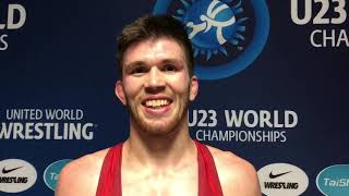 Sean Fausz advances to 2018 U23 World Championships finals at 61 kg in men's freestyle