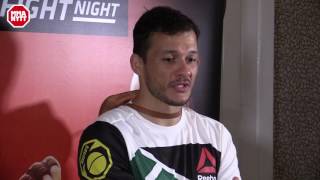 Alberto Mina on being the "legend killer" and his flying knee KO over Mike Pyle