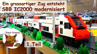 Ein grossartiger Zug entsteht - SBB IC2020 - Teil 1/2 des LEGO MOC 🇨🇭