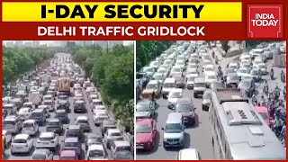 Heavy Traffic In Delhi-NCR Region As Routes Diverted Ahead Of Independence-Day Rehearsals