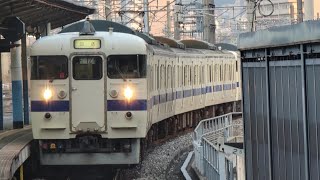 【小倉駅・415系・普通】566M 普通 新田原行＆2553M 普通 中津行 切り離し発着シーン