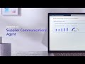 get started with the supplier communications agent for dynamics 365 supply chain management