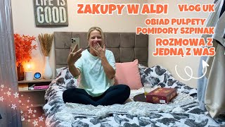 WAŻNY PRZEKAZ POSŁUCHAJCIE | GOTUJĘ OBIAD MAKARON PULPETY| ZAKUPY W ALDI | PERFUMY ZA 650ZŁ| VLOG UK