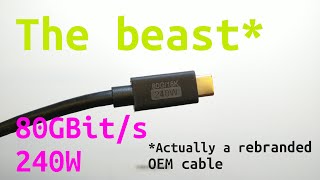 The fastest cable available