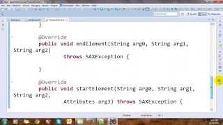 Read XML Using SAX in Java