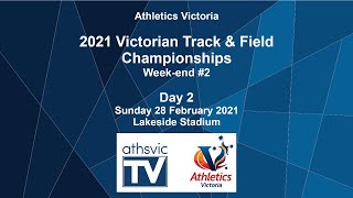 🔴 2021 Victorian Track and Field Championships Livestream - Sunday (Weekend 2)