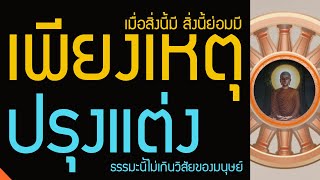 เหตุปัจจัยปรุงแต่ง เมื่อสิ่งนี้มี สิ่งนี้ย่อมมี ธรรมะนี้ไม่เกินวิสัยของมนุษย์