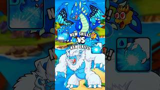 Aragonyx New Skill VS Yetyxar New Skill Battle in dynamons world 🔥 #dynamonsworld #pokemon #shorts