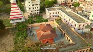 Nepali temple Hajipur drone view